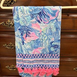 Lilly Pulitzer Tassel Scarf